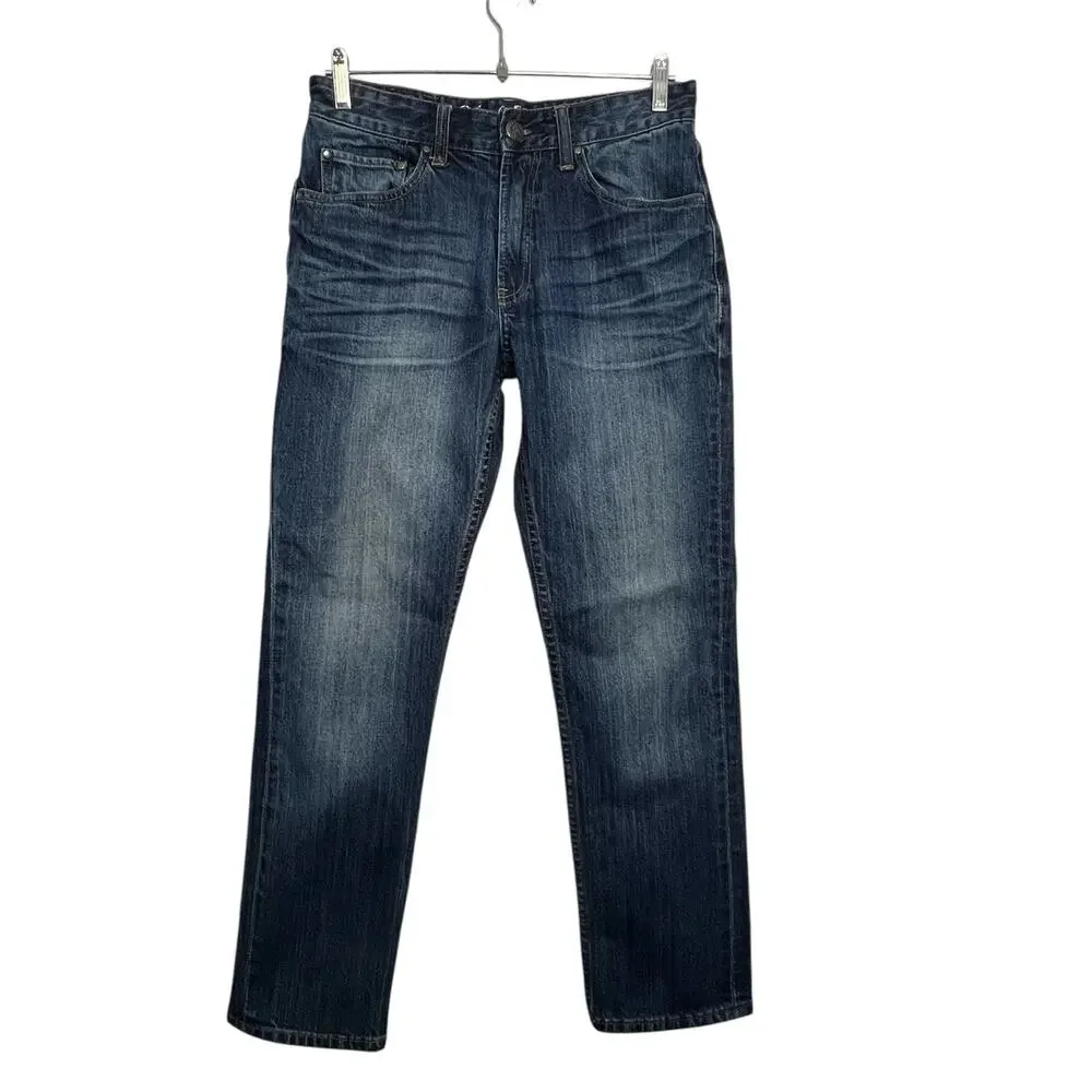 Flag & Anthem Men’s Slim Straight Jeans 29x30 Blue Denim